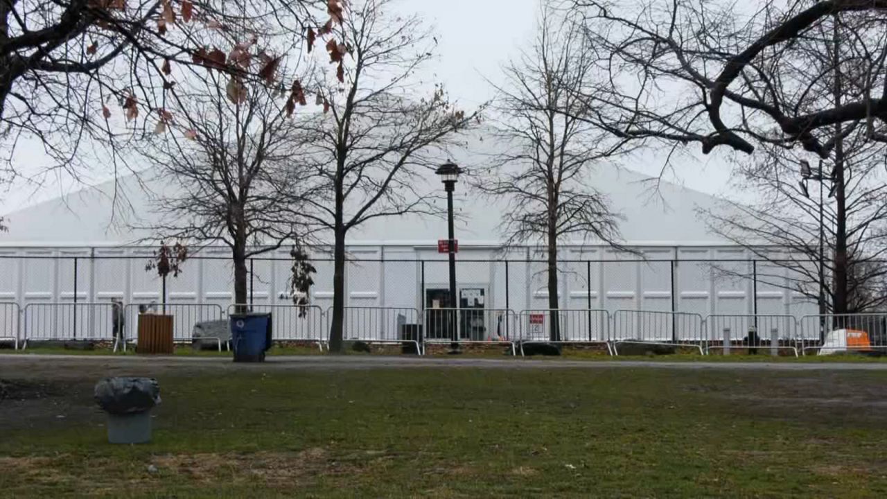 New York City Imposes Curfew in Randall's Island Migrant Shelter